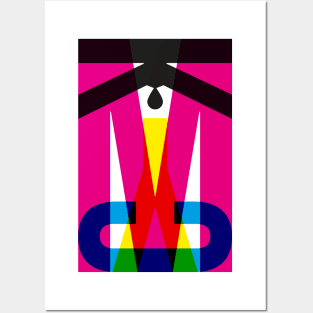 CMYK Ink Drop Typography Posters and Art